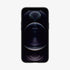 ACS01612 - iPhone 12 Pro Max Case Thin Fit in black showing the back